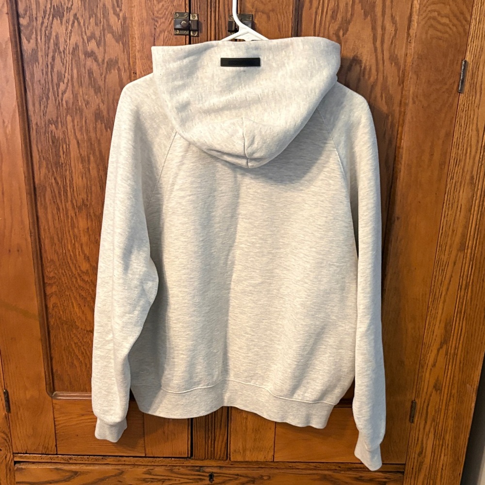 Essentials Light Heather Gray Pullover Hoodie - image 2